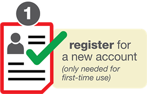 Register for a new account